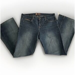 L.E.I.‎ Jeans Size 13 Low Rise Fit Bootcut 2000s Faded Wash Retro Vintage